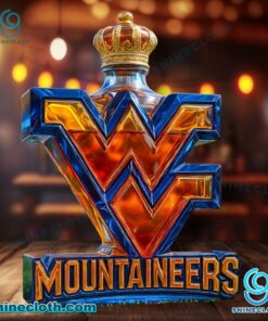 West Virginia Mountaineers Custom Whiskey Bottle vyPoL2e