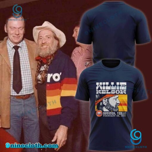 Willie Nelson Astros T-shirt wWU708x