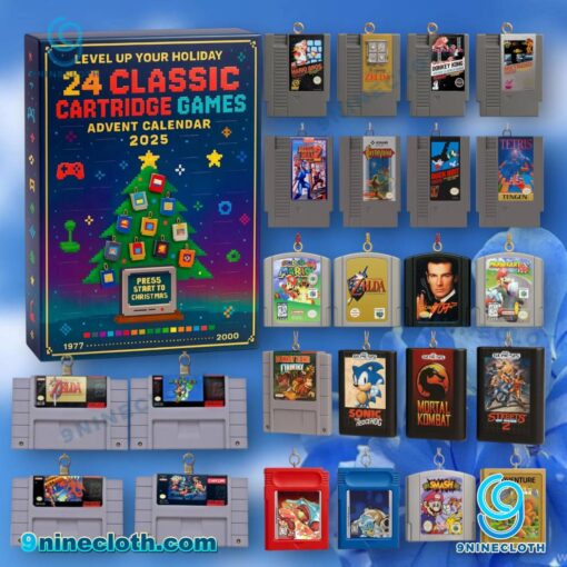 24 Classic Cartridge Game Advent Calendar 2025 FDvPsXb