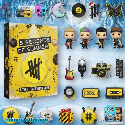 5 Seconds Of Summer Advent Calendar 2025 viUTcSp