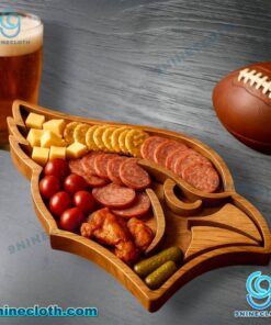 Arizona Cardinals Wooden Charcuterie Board JNDinR2