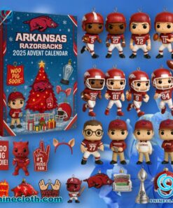 Arkansas Razorbacks Advent Calendar 2025 UXzyejR