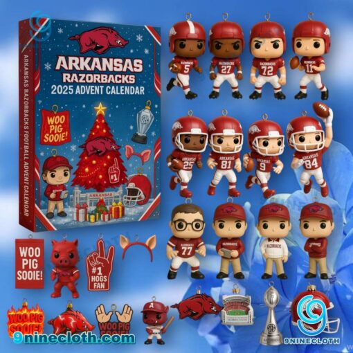 Arkansas Razorbacks Advent Calendar 2025 UXzyejR