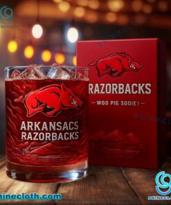 Arkansas Razorbacks Whiskey Glass 6E7SQfq