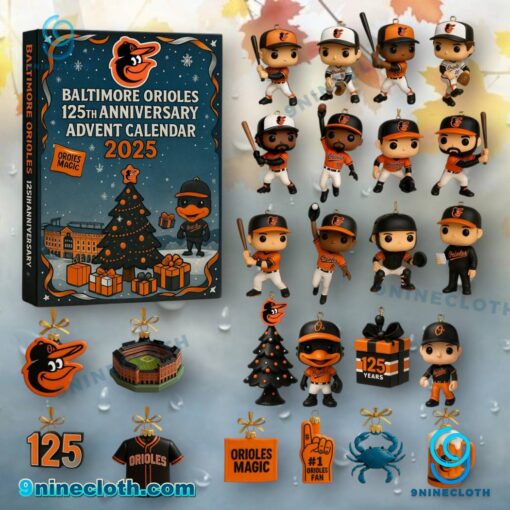 Baltimore Orioles 125th Anniversary Advent Calendar 2025 nCaOrzD