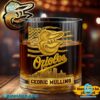 Baltimore Orioles American Flag City Skyline Personalized Whiskey Glass ndxhJkP
