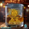 Boston Celtics American Flag City Skyline Personalized Whiskey Glass-b qFOK2PZ