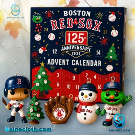 Boston Red Sox 125th Anniversary Advent Calendar 2025 cU69pz3