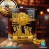 Boston Red Sox American Flag City Skyline Personalized Whiskey Glass 7OVFUAB