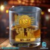 Boston Red Sox American Flag City Skyline Personalized Whiskey Glass-b LWnw9Av