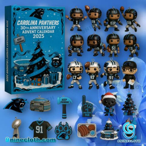 Carolina Panthers 30th Anniversary Advent Calendar 2025 85xq4sP