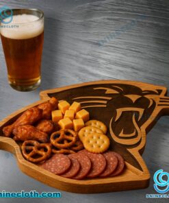 Carolina Panthers Wooden Charcuterie Board MGDTx6J