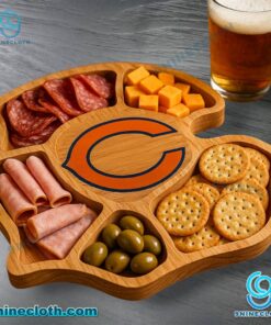 Chicago Bears Wooden Charcuterie Board eyiu1N3