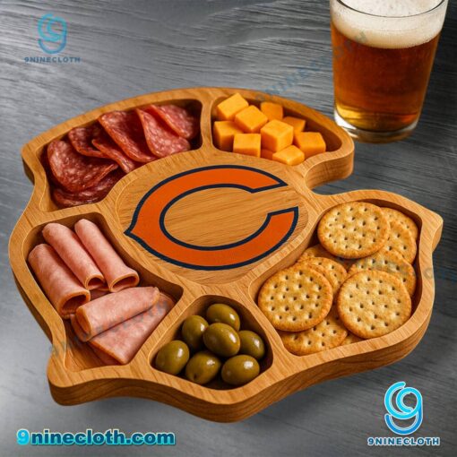 Chicago Bears Wooden Charcuterie Board eyiu1N3