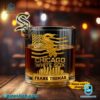 Chicago White Sox American Flag City Skyline Personalized Whiskey Glass GD6c817