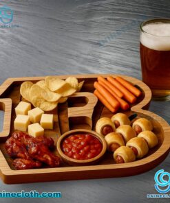 Cincinnati Bengals Wooden Charcuterie Board Pl7O5fc