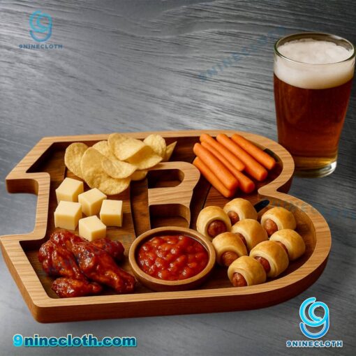 Cincinnati Bengals Wooden Charcuterie Board Pl7O5fc