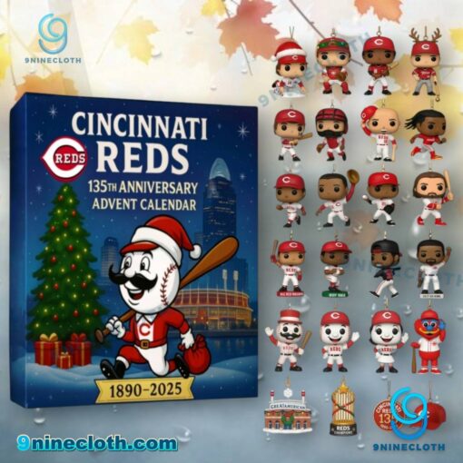 Cincinnati Reds 135th Anniversary Advent Calendar 2025 YQCeTFK