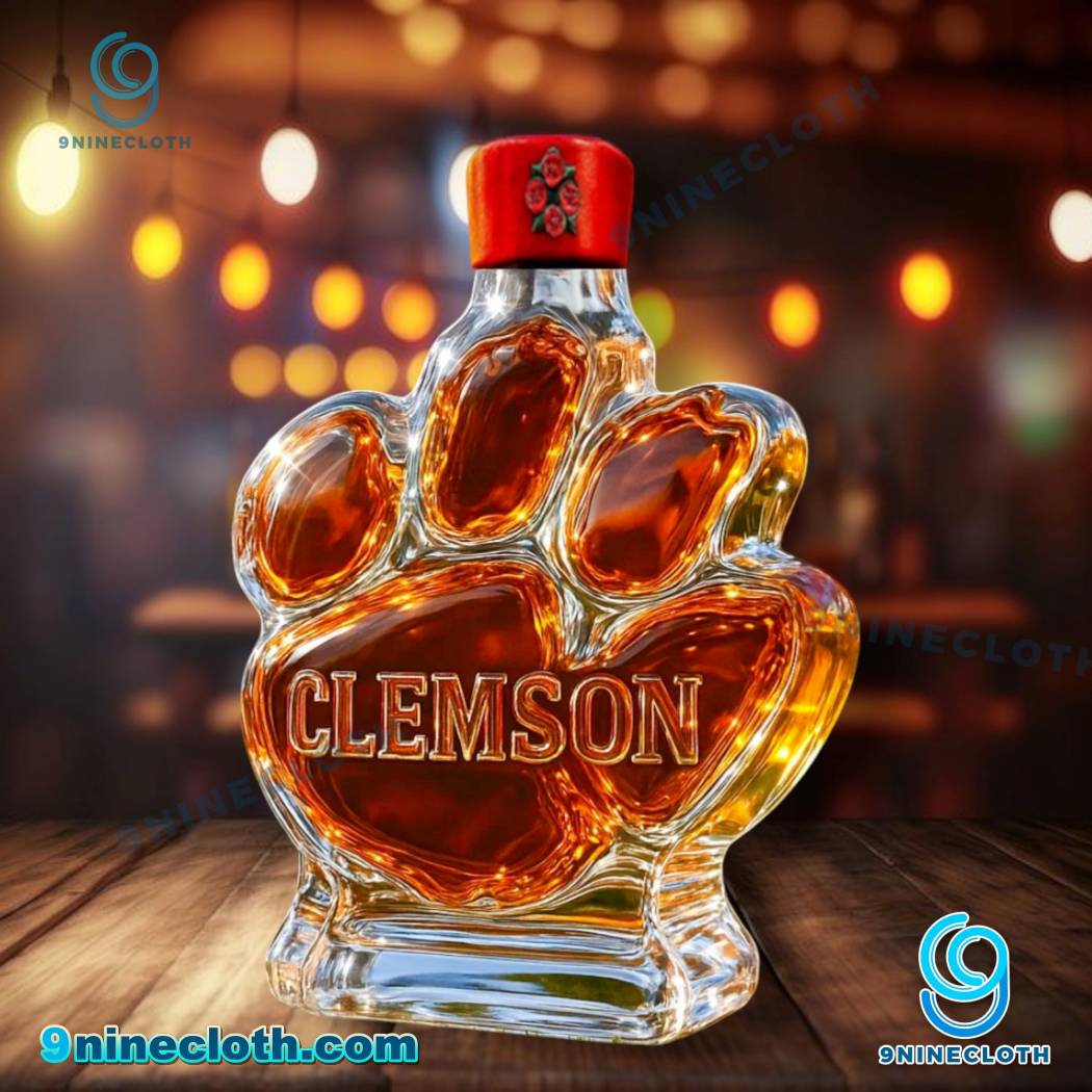 Clemson Tigers Logo Whiskey Bottle -y 4UnNpjT