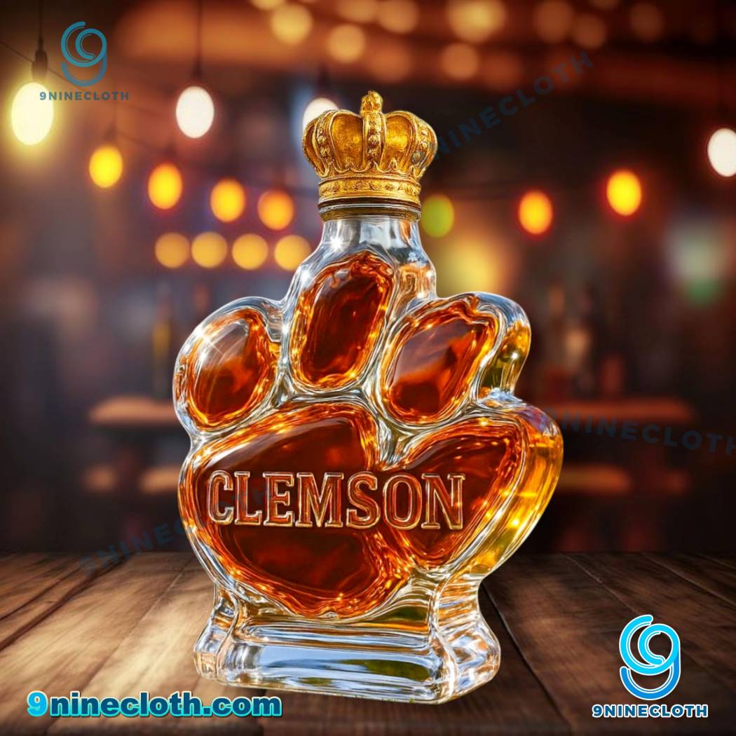 Clemson Tigers Logo Whiskey Bottle sQuZEok