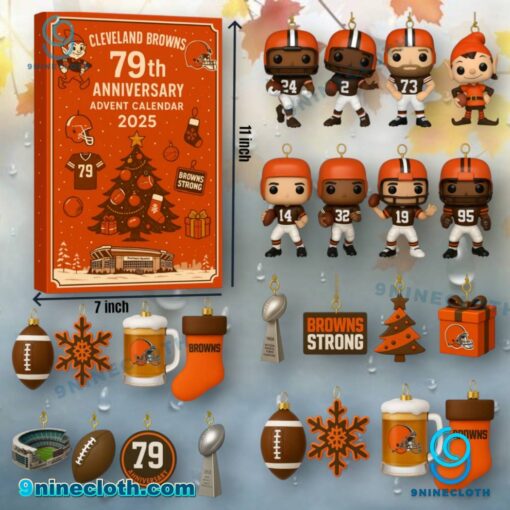 Cleveland Browns 79th Anniversary Advent Calendar 2025 eOtKGvj