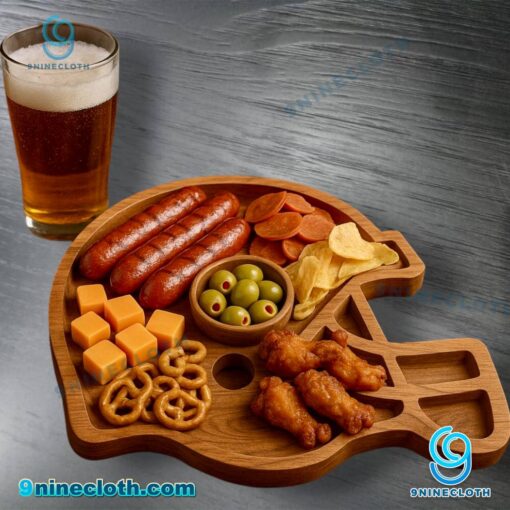 Cleveland Browns Wooden Charcuterie Board mnXWGq0