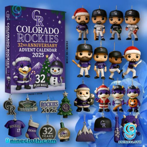 Colorado Rockies 32nd Anniversary Advent Calendar 2025 o82j5uY