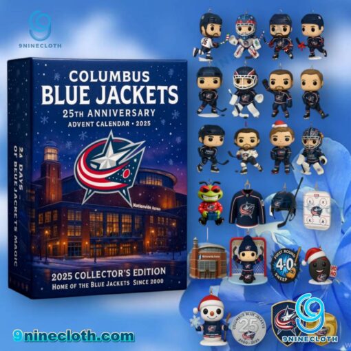 Columbus Blue Jackets 25th Anniversary Advent Calendar 2025 gm8Wl2K