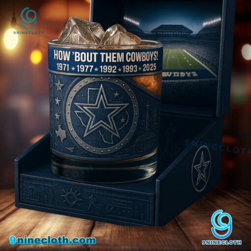 Dallas Cowboys How 'bout Them Boys Whiskey Glass N4RDJ8q