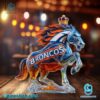 Denver Broncos Horse Whiskey Bottle xP8fSNc