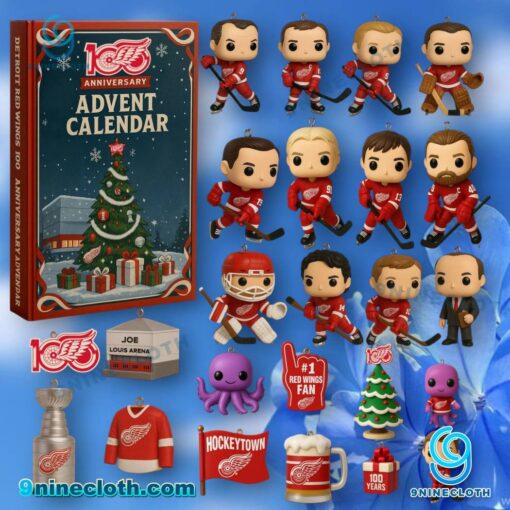 Detroit Red Wings 100th Anniversary Advent Calendar 2025 x0yPVAE