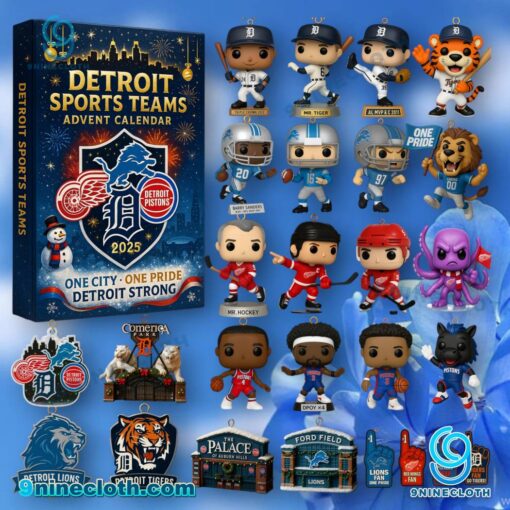 Detroit Sports Teams Advent Calendar 2025 Peck9Bf