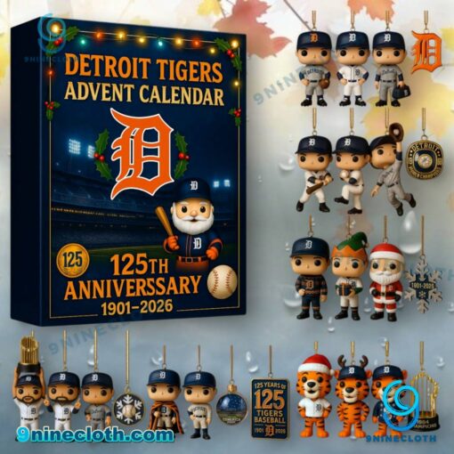 Detroit Tigers 125th Anniversary Advent Calendar 2025 SIZMHjD