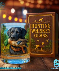 Dog Hunting Whiskey Glass 4GzpxJM