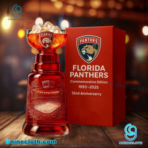 Florida Panthers 32nd Anniversary Stanley Cup Glass rW1m7yP
