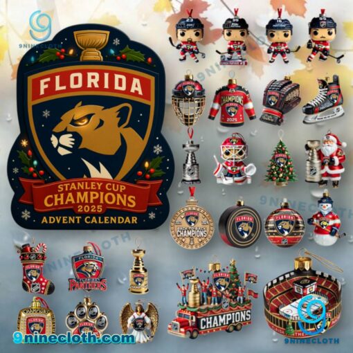 Florida Panthers Stanley Cup Champions Advent Calendar 2025 sYLPTaE