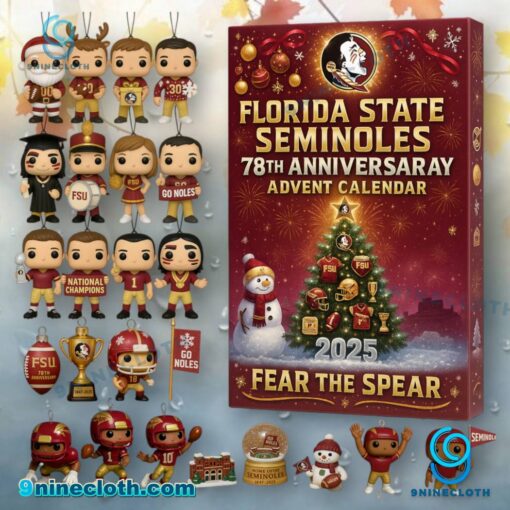 Florida State Seminoles 78th Anniversary Advent Calendar 2025 Uj6HrGS