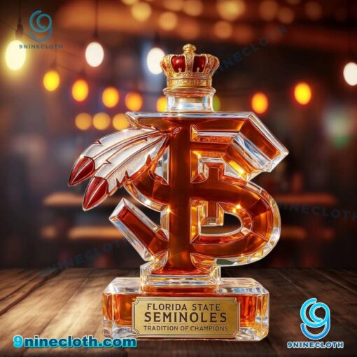 Florida State Seminoles Tradition Of Champions Whiskey Bottle 5EfMN90