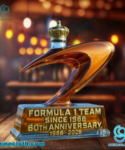 Formula 1 Team 60th Anniversary 1966-2026 Whiskey Bottle sF5VuZh