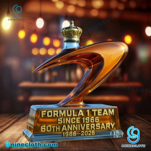 Formula 1 Team 60th Anniversary 1966-2026 Whiskey Bottle sF5VuZh