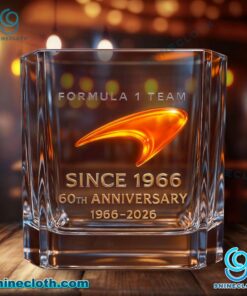 Formula 1 Team Since 1966 60th Anniversary 1966-2026 Whiskey Glass HBs9q6d