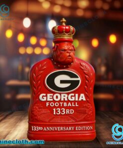 Georgia Bulldogs Football 133rd Anniversary Whiskey Bottle IyGWDXb