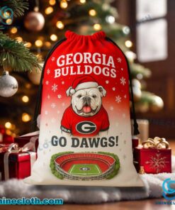 Georgia Bulldogs Go Dawgs Holiday Santa Sack h6LS7nT