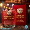 Georgia Bulldogs National Champions 1942 1980 2021 2022 Whiskey Glass-a gSuaRIv