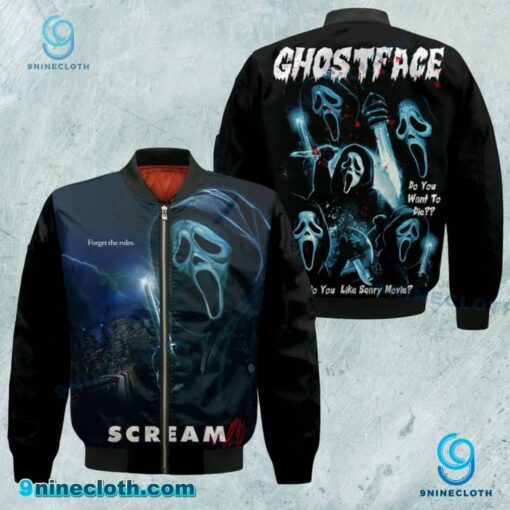 Ghostface Bomber Jacket oS7tq3E