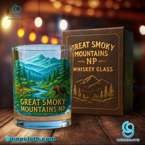 Great Smoky Mountains National Park Whiskey Glass 4FTMXwV