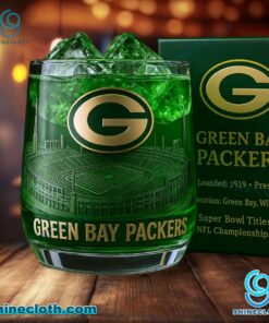 Green Bay Packers Stadium Whiskey Glass M7ktBmW