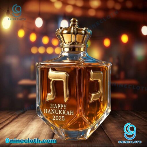 Happy Hanukkah 2025 Whiskey Bottle p4WPyJr