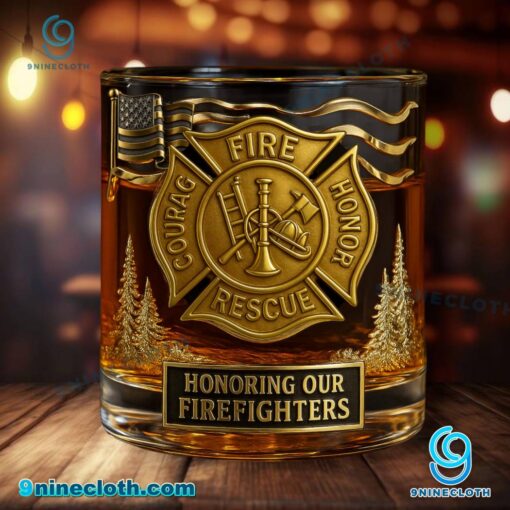 Honoring Our Firefighters Whiskey Glass Lmylnbs