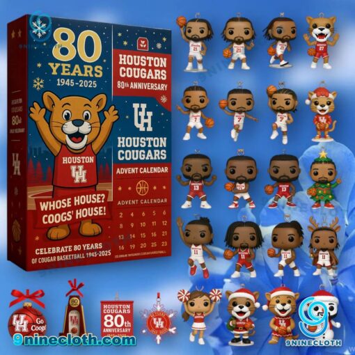 Houston Cougars 80th Anniversary Advent Calendar 2025 6wtekO9